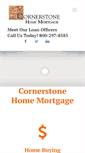 Mobile Screenshot of cornerstonehomemtg.com